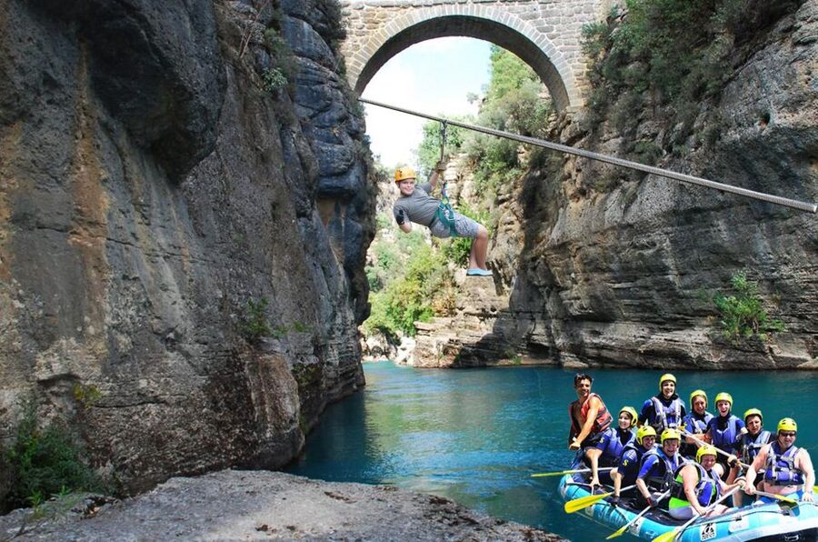 Antalya: Super Combo Quad, Buggy, Rafting & Zipline w/Lunch - Lunch and a chance to cool off