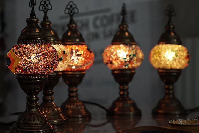 Antalya: Turkish Mosaic Lamp Workshop in Old Town – All Included - Turkish tea, coffee, and sweet breaks