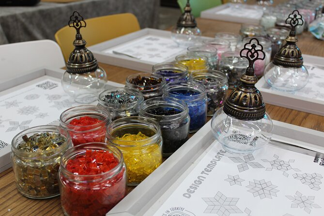 Antalya: Turkish Mosaic Lamp Workshop in Old Town – All Included - A good choice for families and first-time crafters