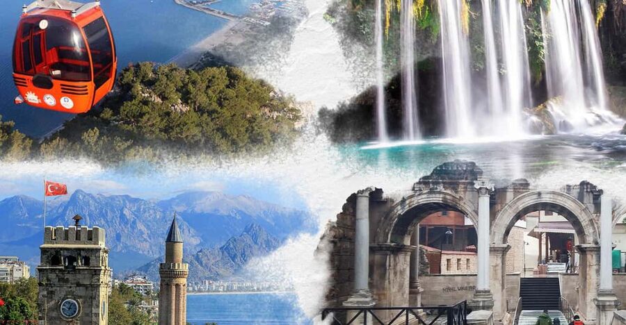 Antalya Waterfalls and Old City Tour - Kaleici Old Town and the harbor