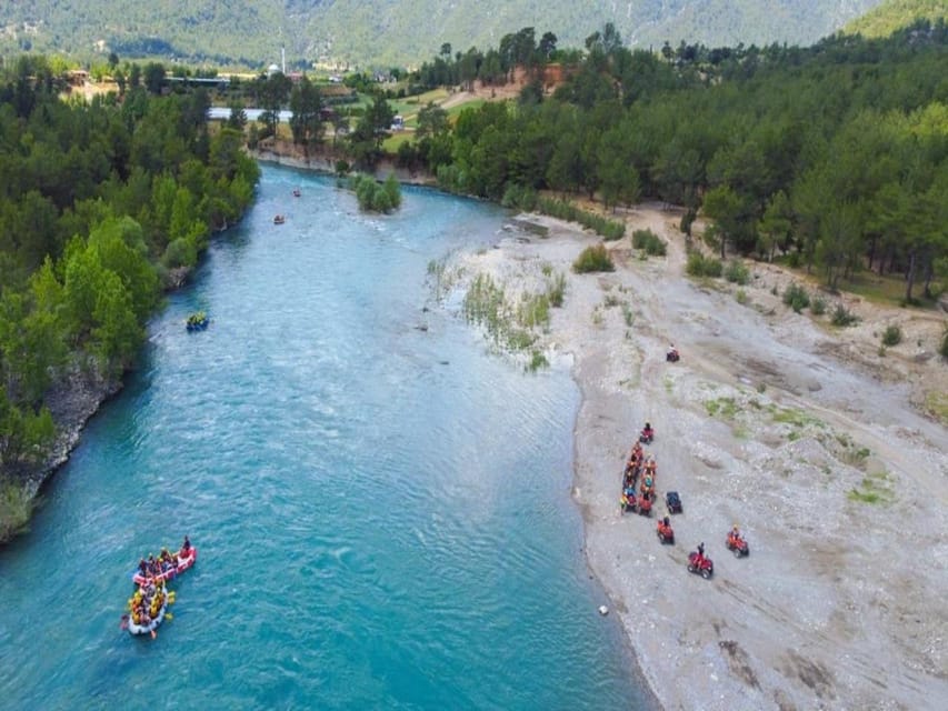 City of Belek/Side: Quad Safari Adventure + Transfer - The Manavgat River and the 15-minute swimming stop