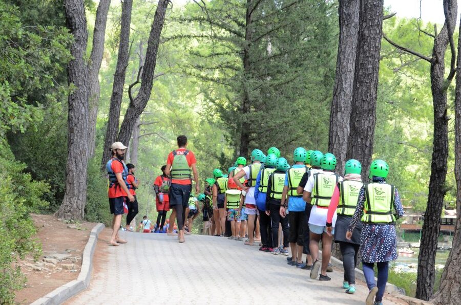 City of Side/Alanya: Koprulu Canyon Rafting Tour with Lunch - Ten rapids across 14 kilometers