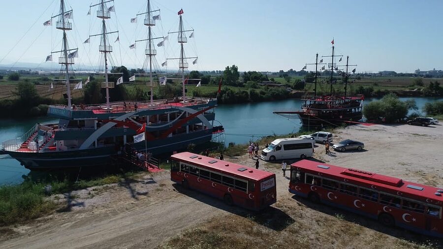 City of Side: Boat Tour on the Manavgat River w/ Bazaar Trip - The waterfall choice: worth the extra cost?