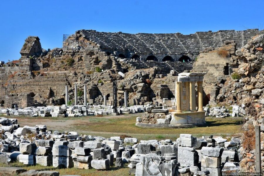 City of Side: Eagle Canyon w/ Optional Selge or Rafting Tour - Selge’s Roman theatre and mountain ruins