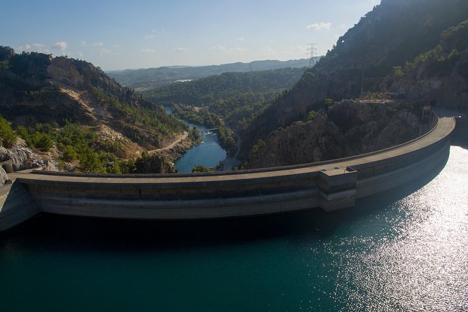 City of Side: Electric Catamaran Cruise & Lunch & Waterfall - Manavgat Dam and the Green Lake view