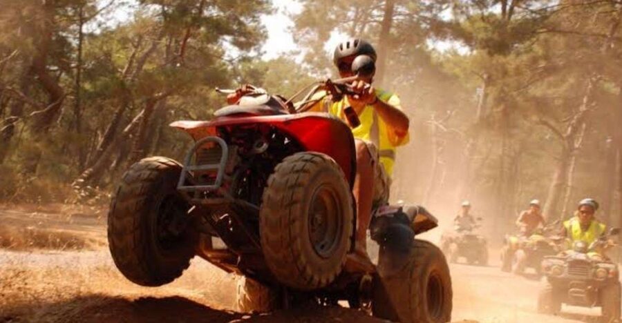 City of Side: Forest Quad-Bike Tour with Hotel Transfers - Seventy minutes of dust, rocks, and water