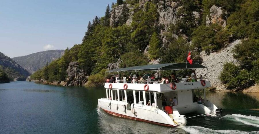 City of Side: Green Canyon Boat Tour with Lunch and Drinks - Key points to know before you book