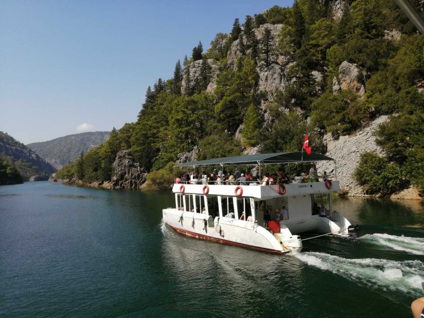 City of Side: Green Canyon Boat Tour with Lunch and Drinks - Swimming in Green Canyon’s turquoise water