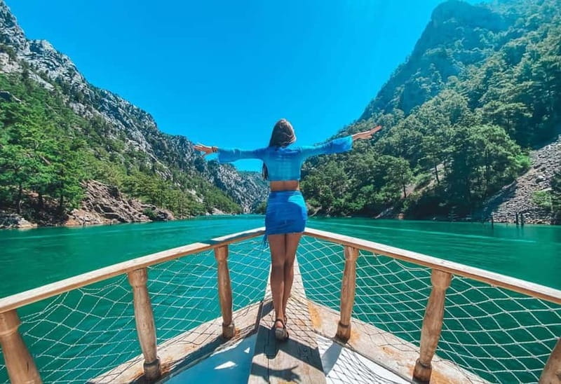 City of Side: Green Canyon Boat Trip w/Unlimited Soft Drinks - Key points to know before booking