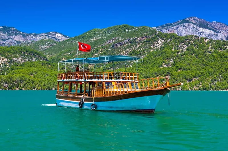 City of Side: Green Canyon Boat Trip w/Unlimited Soft Drinks - A lakeside lunch with three main choices
