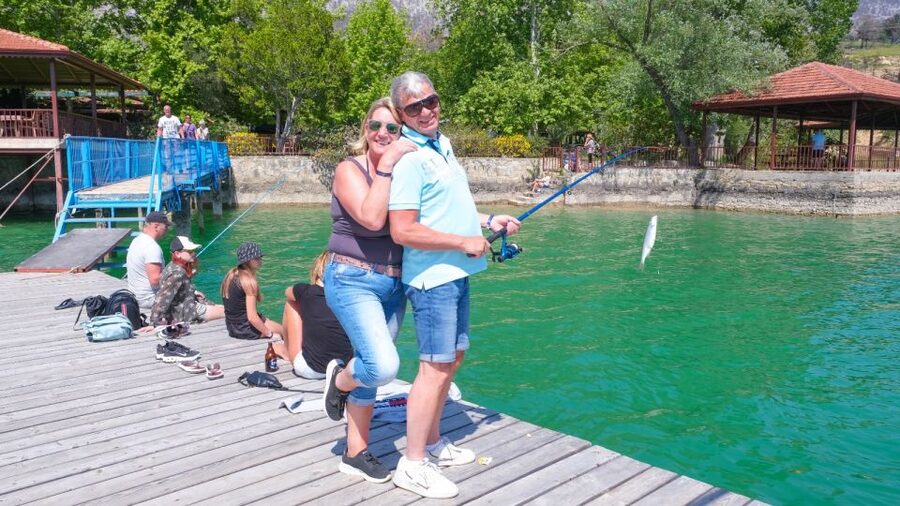 City of Side: Green Lake Boat and Cabrio Bus Tour - Oymapınar Dam delivers the big view