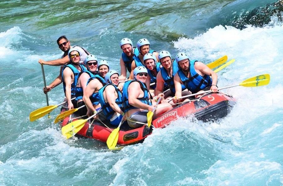 City of Side: Jeep Off-road and Whitewater Rafting - Rafting on the canyon river