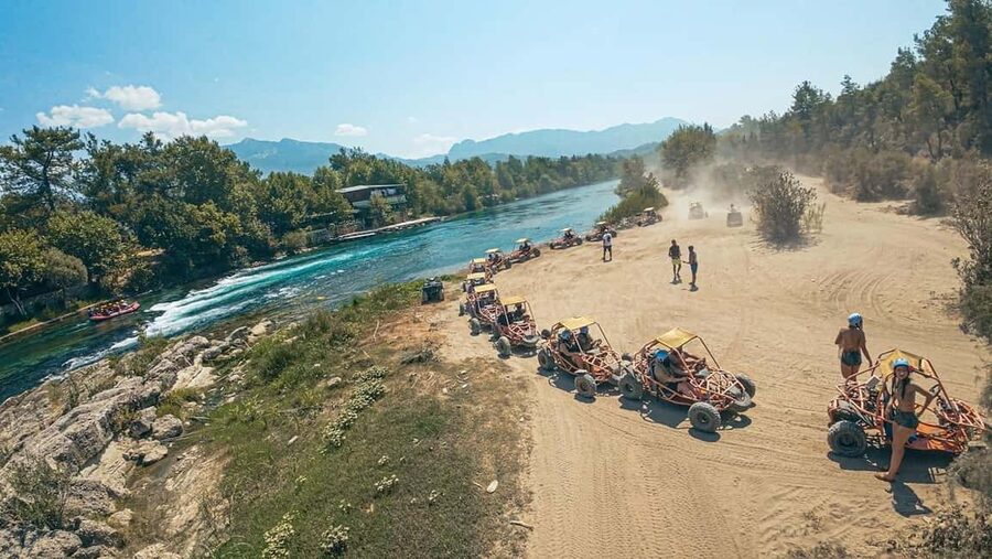 City of Side: Quad, Buggy, Rafting & Zipline Tour with Lunch - Lunch by the river