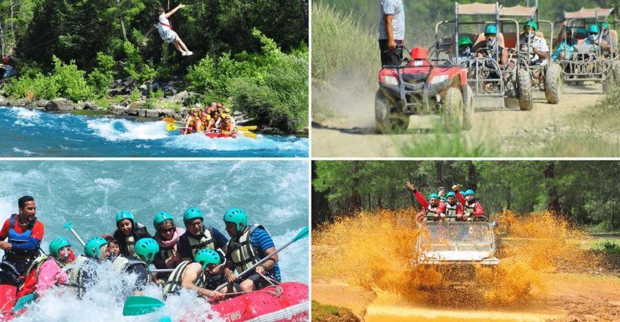 City of Side: Rafting, Zipline, Jeep, Buggy and Quad Combo - Safety briefing and equipment come first