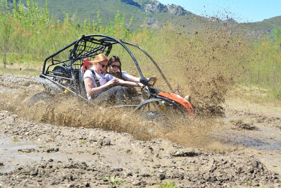 City of Side: Taurus Mountains Guided Buggy Cross Riding - Getting Fitted Out at the Base Station