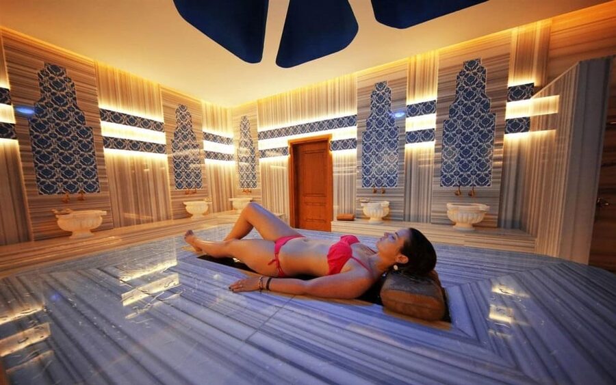 City of Side: Turkish Bath, Massage and Sauna with Transfer - Sauna heat before the hammam