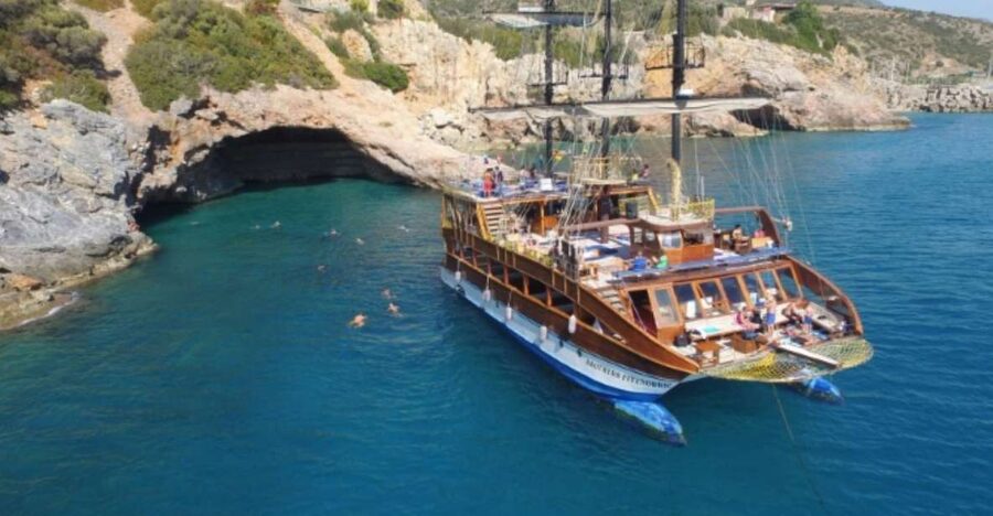 Explore Alanya's Beauty Catamaran Boat Tour - Open-sea swimming and the foam party