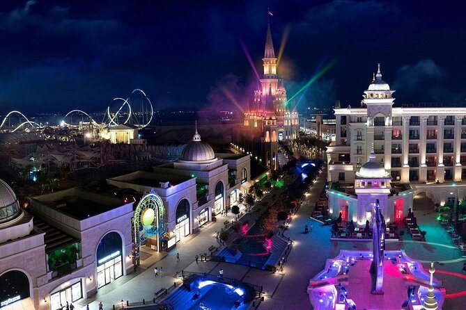 Free Night Show & Roundtrip Transfer Land of Legends Tour - Shopping streets, restaurants, and photo stops