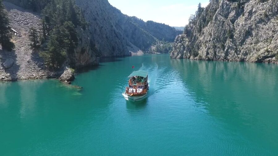 From Alanya: Green Canyon Day Trip with Lunch and Boat Ride - Swimming in emerald water