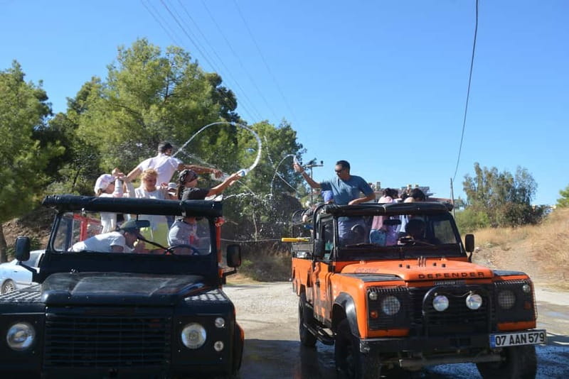 From Alanya: Jeep Safari with Lunch, Dim River & Cave - Waterfalls, a small canyon, and fishing