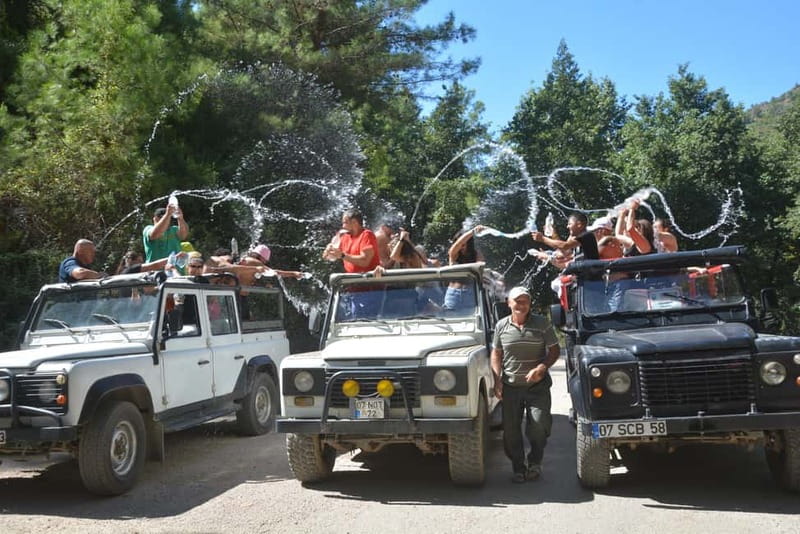 From Alanya: Jeep Safari with Lunch, Dim River & Cave - Cikcilli Terrace Park and the first mountain views