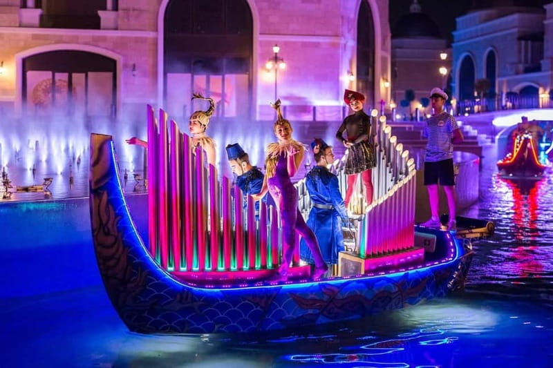 From Alanya, Side, Antalya: The Land of Legends Night Show - The stage show and its light effects