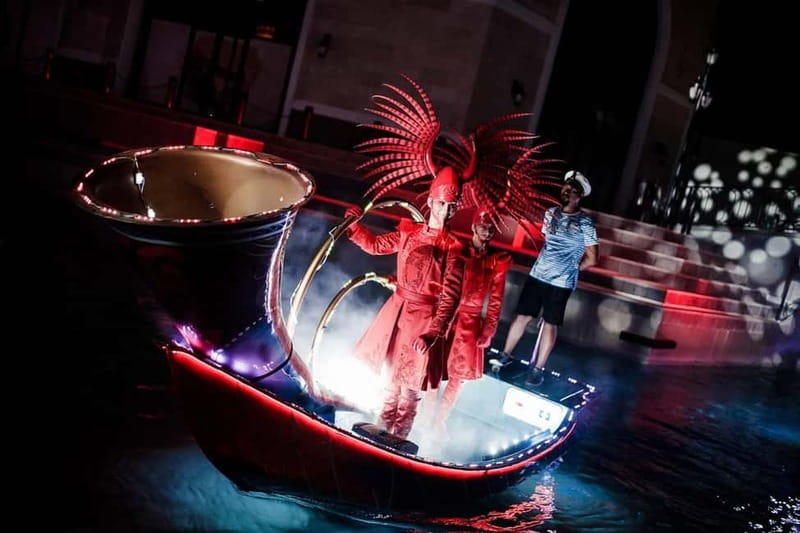 From Alanya, Side, Antalya: The Land of Legends Night Show - The Boat Parade at 23:00