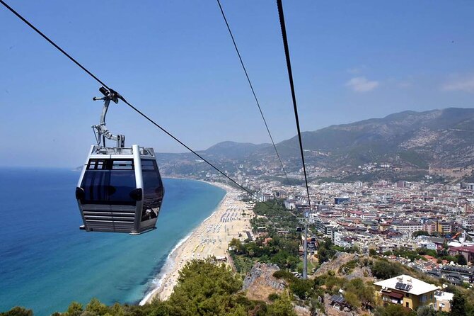 From Alanya: Sightseeing Half Day City Tour w/Cable Car - Cleopatra Beach gives the afternoon some breathing room