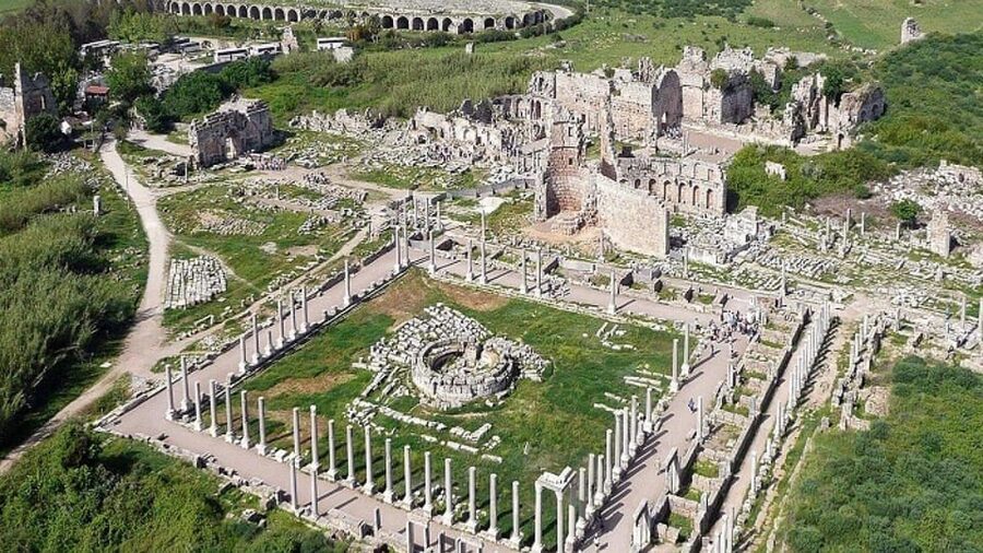 From Antalya: Day Tour of Ancient Roman Sites - Perge: the day’s largest archaeological site