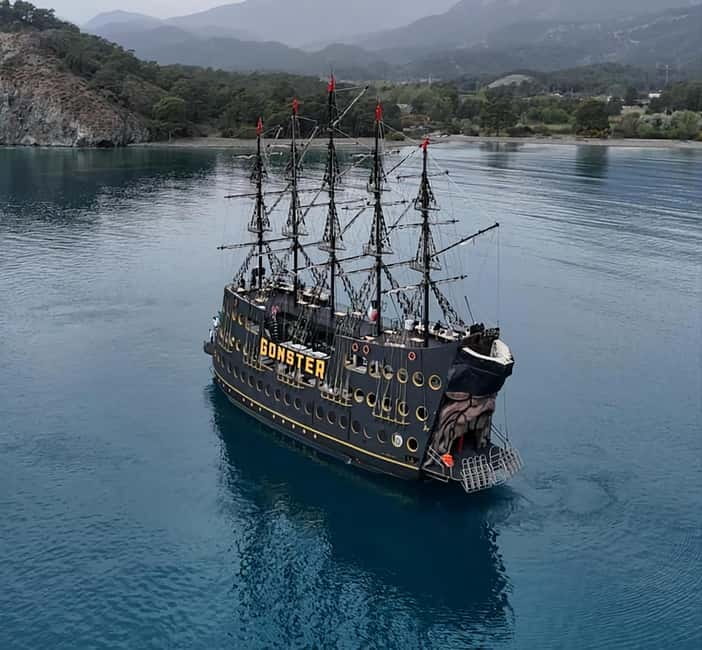 From Antalya/Kemer: All-Inclusive Party Boat with Lunch - Lovers Bay and the final coastal pause