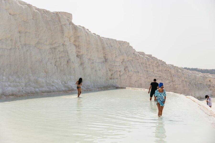 From Antalya/Kemer: Pamukkale and Hierapolis Tour with Lunch - Hierapolis, where the springs became a city