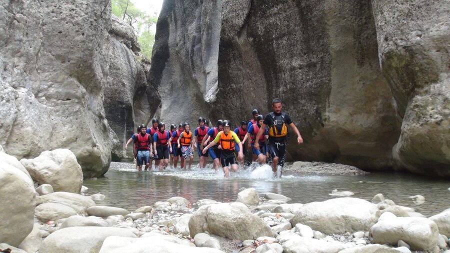 From Antalya: Koprulu Canyon Rafting and Zip Line Adventure - Rafting 14 kilometers of the Köprüçay