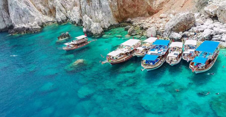 From Antalya or Kemer: Suluada Island Boat Trip with Lunch - The cruise toward Suluada