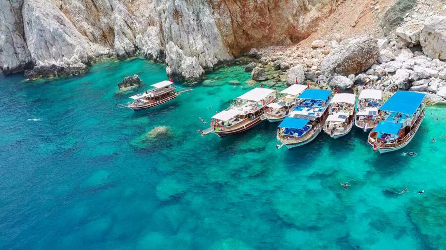 From Antalya or Kemer: Suluada Island Boat Trip with Lunch - From your hotel to Adrasan Harbor