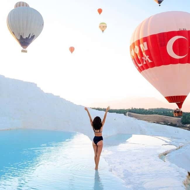 From Antalya: Pamukkale Hot Air Balloon Flight with Lunch - The return to Antalya