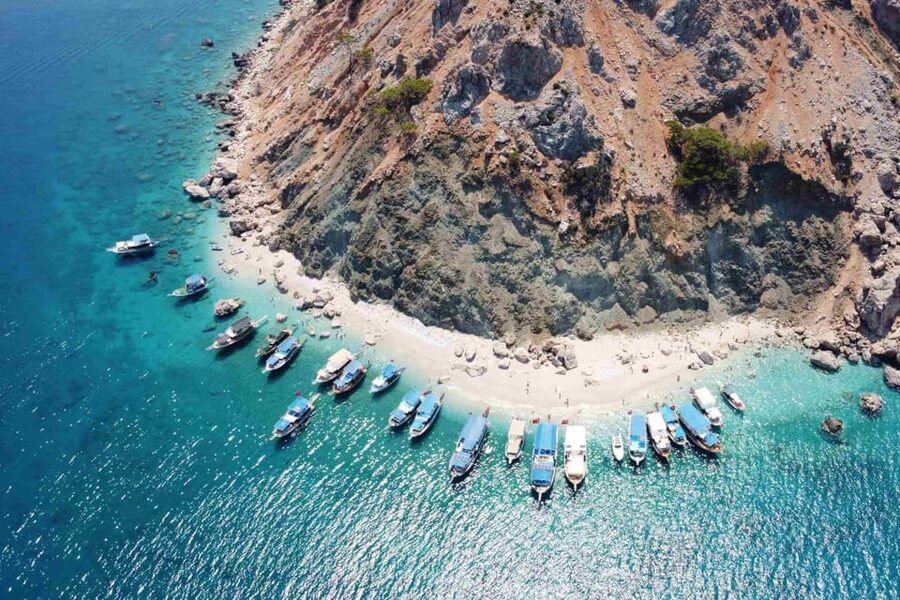 From Antalya: Suluada Island Boat Trip with Lunch - Setting out from Adrasan on the Mediterranean
