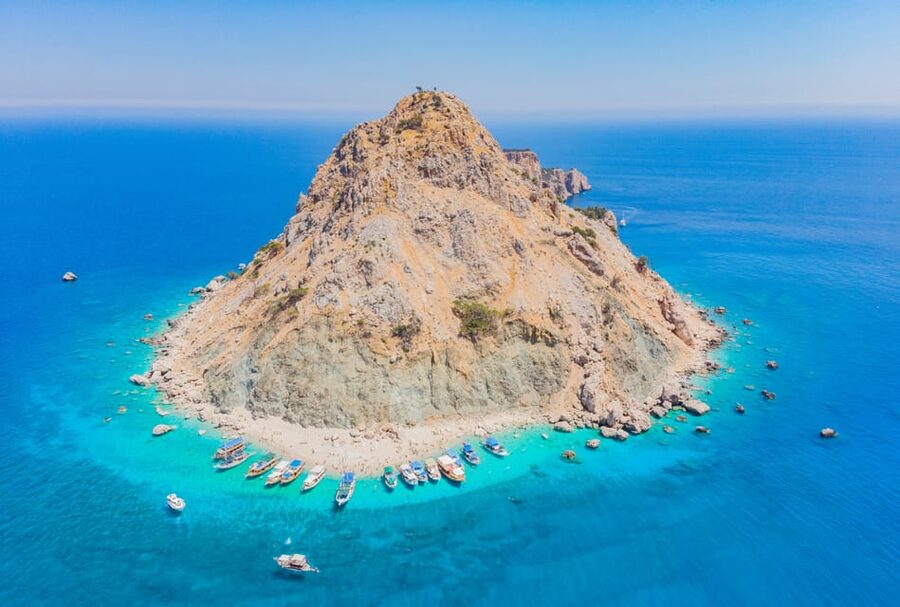 From Antalya: Suluada Island Boat Trip with Lunch - The love cave and the second coastal stop