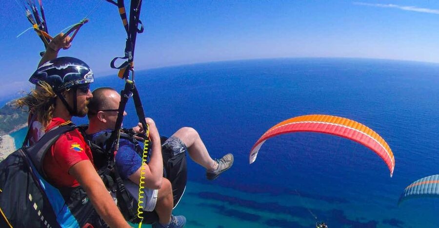 From City of Side: Alanya Tandem Paragliding w/ Beach Visit - From Side to Alanya’s launch hill