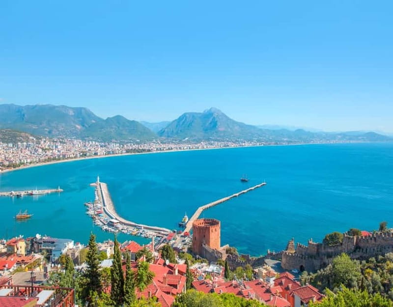 From City of Side: Alanya Tour with Lunch, Boat & Cable Car - Alanya Castle and the cable car ride