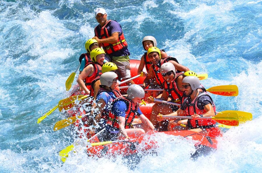 From city of Side: Beskonak Rafting Tour with Lunch - Equipment, briefing, and the question of footwear