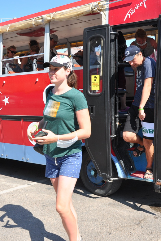 From City of Side: Cabrio Bus Safari & Boat Tour with Lunch - Green Canyon From the Road