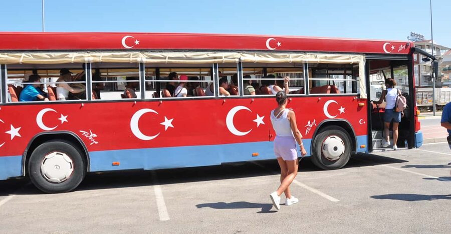 From City of Side: Cabrio Bus Safari & Boat Tour with Lunch - Seleukia and the Old Stonework