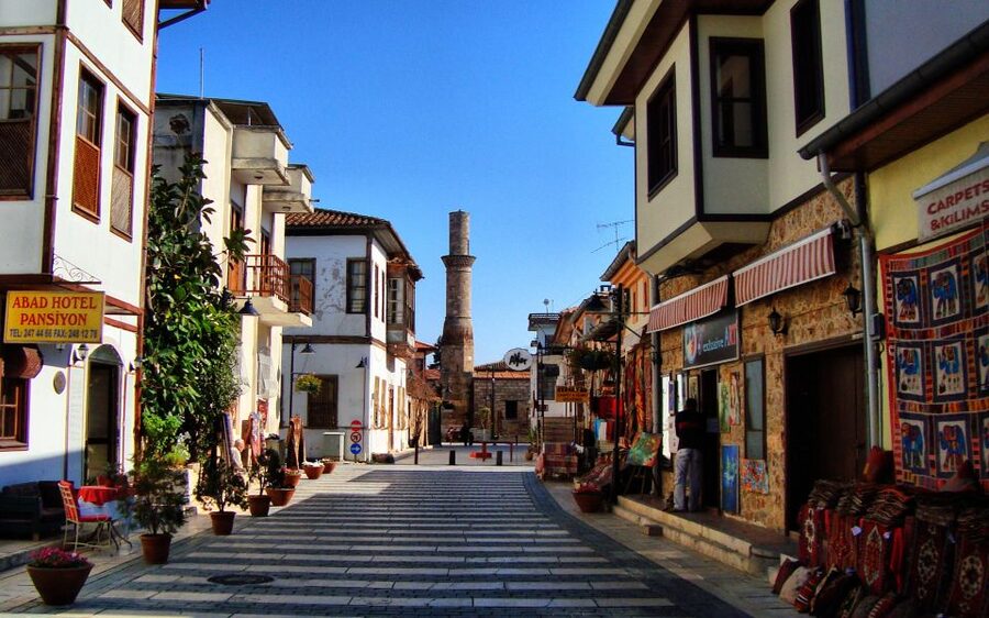 From City of Side: Full-Day Antalya City Tour w/ Transfers - The Old Clock Tower, Mosque, and Republic Square