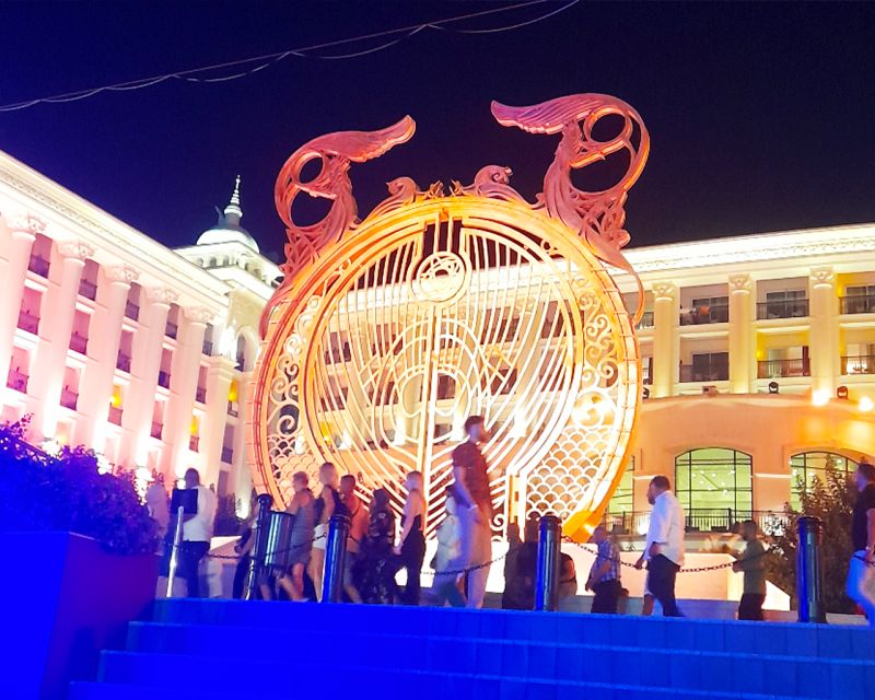 From city of Side Land of Legends Night Show - The 9:00 PM show and changing program