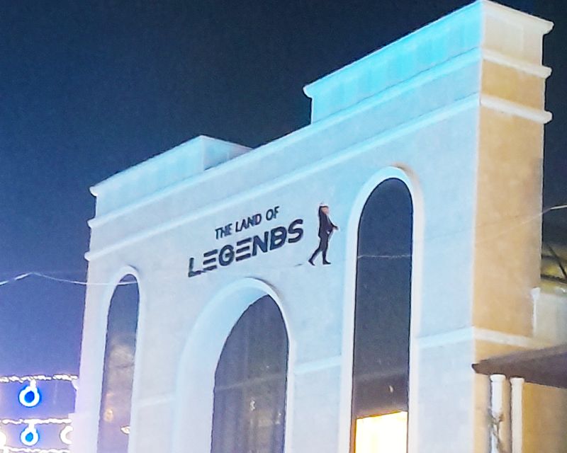 From city of Side Land of Legends Night Show - The journey from Side to the park