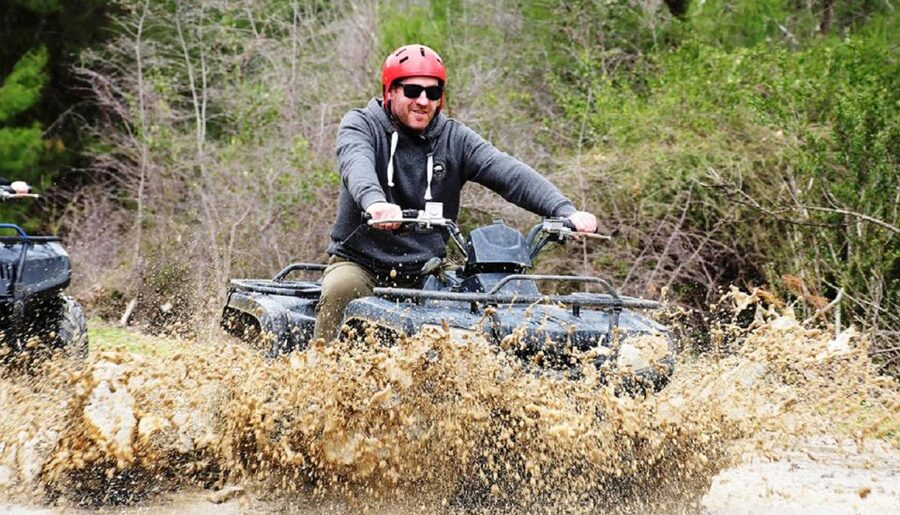 From city of Side: Taurus Mountains Quad ATV Tour - Guides, languages, and the feel of the outing