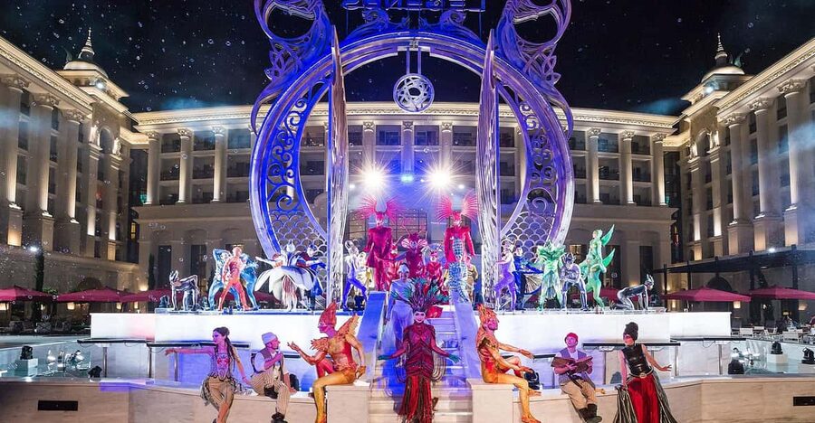 From Side: Land Of Legends Night Show With Transfer - Timing, cancellations, and practical limits