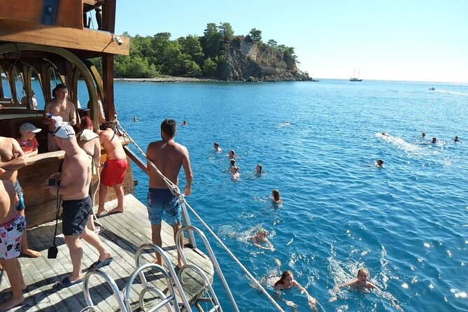 GONSTER : Luxury Pirate Boat Trip Lunch & Soft Drinks & Transfer - Phaselis Bay: the longest early swimming stop
