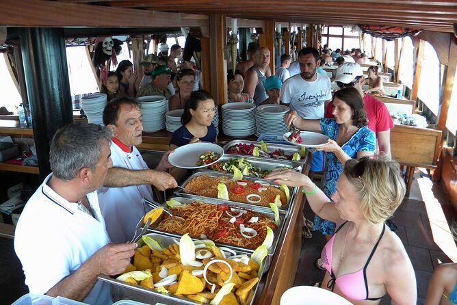 GONSTER : Luxury Pirate Boat Trip Lunch & Soft Drinks & Transfer - Kiriş Bay and protected coastal scenery