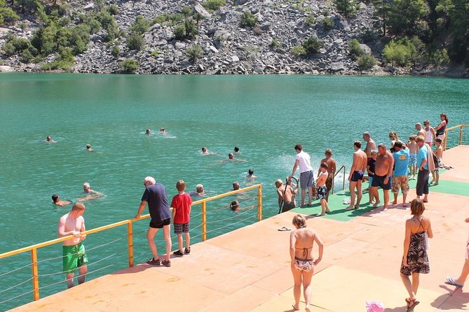 Green Canyon Boat Tour from Alanya (Included lunch) - Swimming breaks from the lake platform